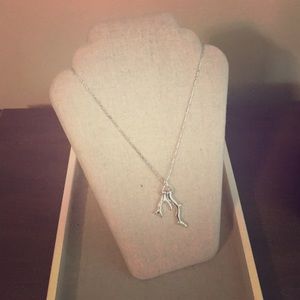 Stella & Dot coral necklace